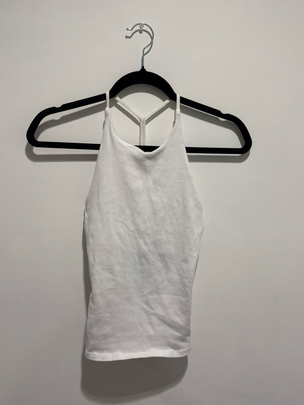 Zara White Halter Tank Top